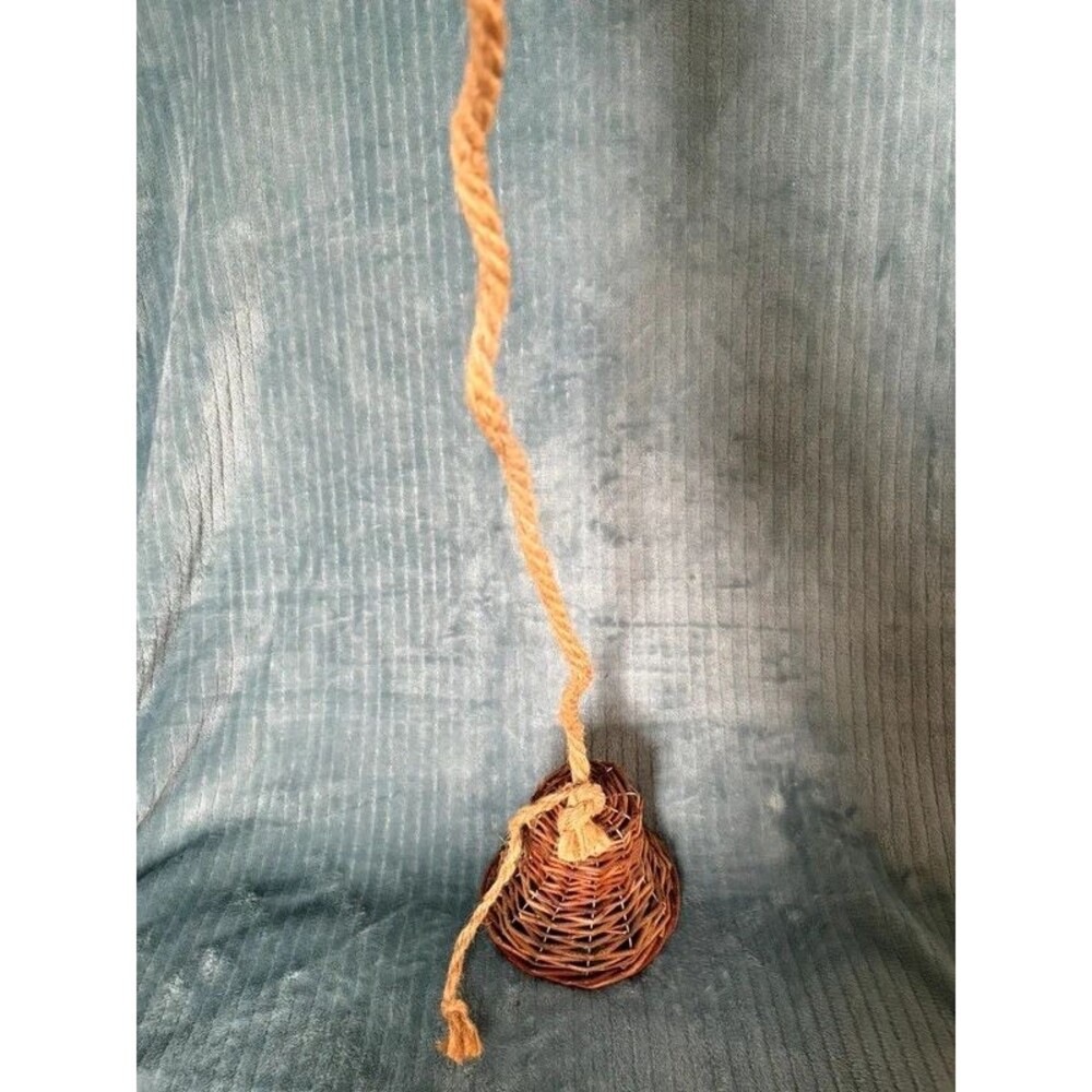 Rustic Grapevine Wicker Hanging Bell Farmhouse Decoration